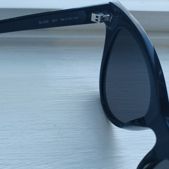 YSL Black Sunglasses, cateye frame SL425 - Picture 7 of 10
